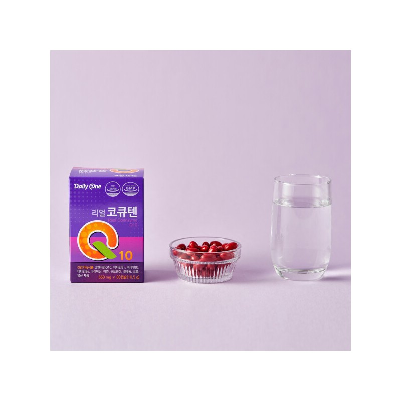 (Daily One) Real CoQ10 16.5g 30 capsules x 3 containers,
