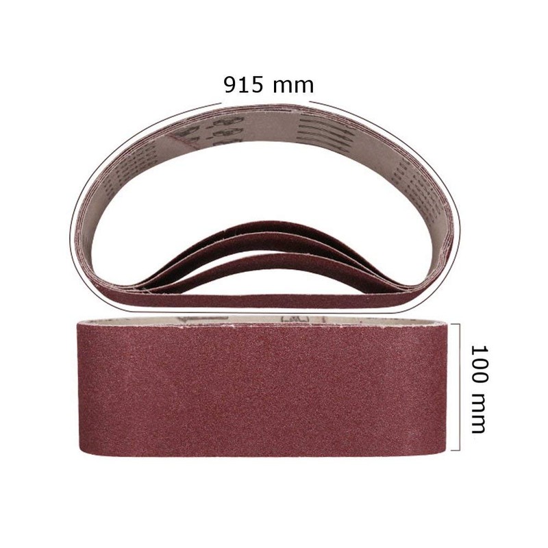 5 Pcs Sandpaper Polishing Sand Belt Polishing Belt Sander Replacement