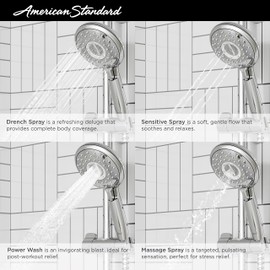 American Standard 9238759.002 Spectra Filtered Hand Shower Rail System in Chrome