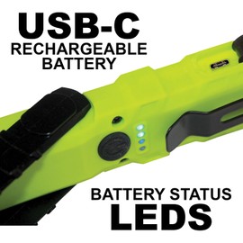 Clore Automotive Light-N-Carry LNCMINI "MANTIS" Rechargeable COB LED Work Light for Mechanics, HVAC Technicians, Plumbers, Contractors