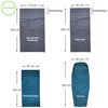BROWINT Silk Sleeping Bag, 100% Natural Silk, Extra Wide 220
