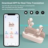 AI Language Translation Earbuds, 160+ Language Translator Wireless Earbuds Real