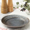 Marui Pottery MR-3-4146 Shigaraki Ware Hechimon Plate, Diameter Approx. 7.1