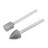 uxcell Diamond Grinding Bit Set 8mm 10mm Dia Head Mix