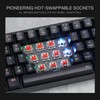 Redragon S136 Gaming Keyboard & Mouse Combo, 75% K628 Tri-Mode