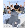 Kayfia Reading Pillow, 30-90° Stepless Adjust Angle & Height, Medium,