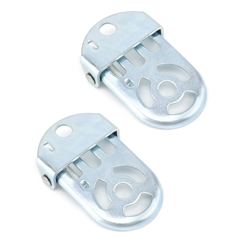 QWORK 1 Pair Bicycle Rear Pedals Foldable Universal Footrest Pedals