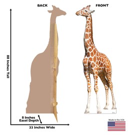 Cardboard People Giraffe Life Size Cardboard Cutout Standup