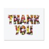 Thank You of Flowers Blank Note Cards (8 Cards; 4"