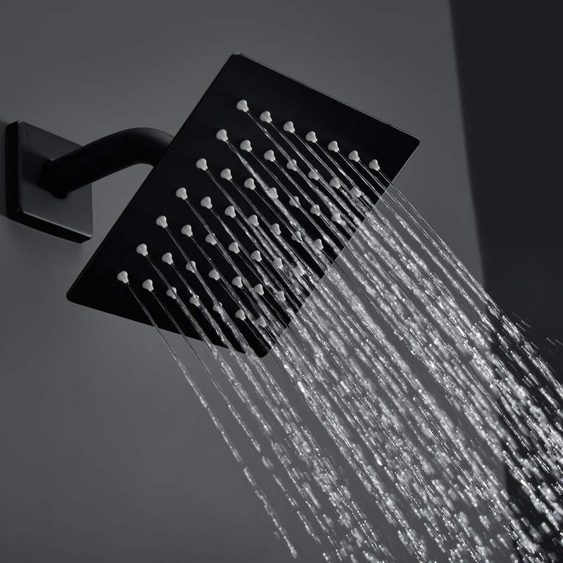 SOOOHOT Black Shower Head and Handle Set, Shower Faucet Set