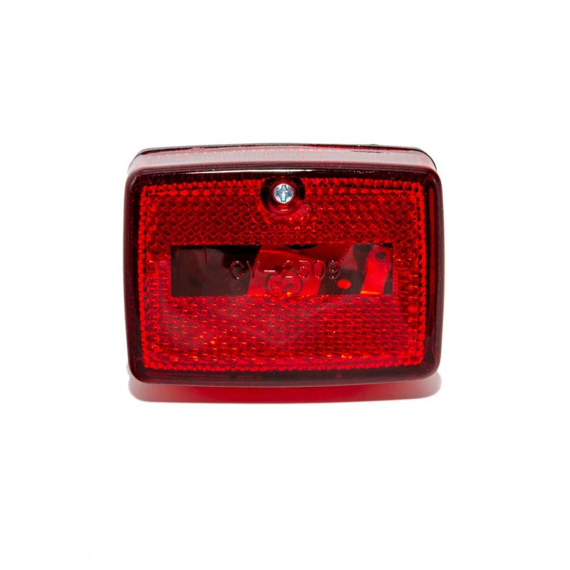 Rear Light Square Small Black for Puch Maxi Hercules Moped