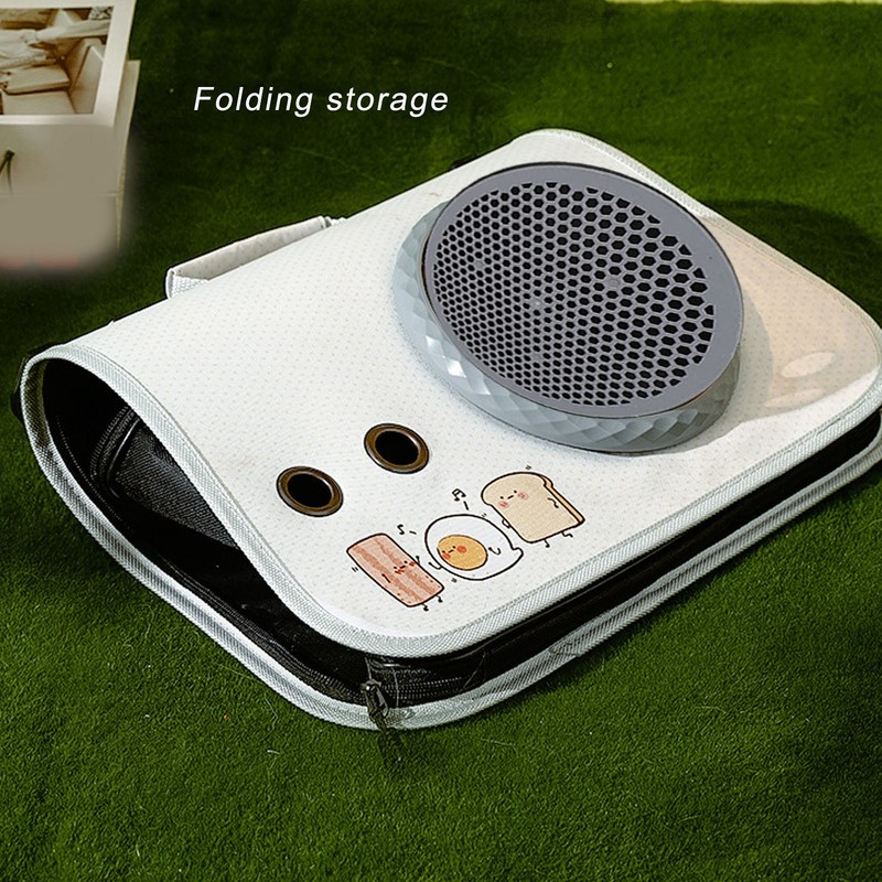 Cat Space Capsule Carrier Breathable Mesh Cover Large Capacity PU