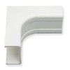 ICC Raceway Inside Corner, Wire Organizer and Cable Management Fitting, Cord Cover for Wall & Floor, 1 1/4", Single Pack, White