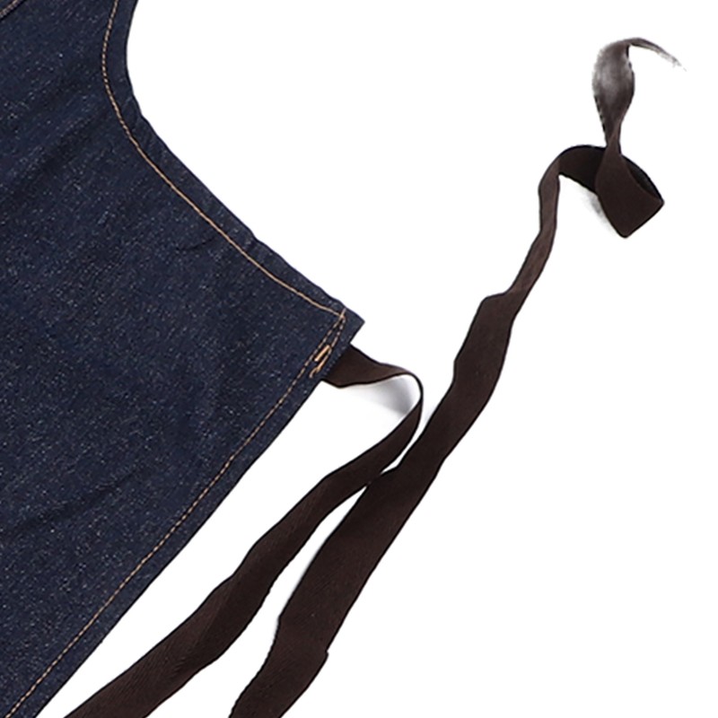 Denim Apron Abrasion Resistant Washable Chef Apron Adjustable Stylish Kitchen