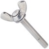 TRUSCO B35-0640 Stainless Steel Forged Butterfly Bolts, M6 x 40,