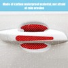 GLSOWEE 8PCS Carbon Fiber Car Door Handle Cup Scratch Protectors,