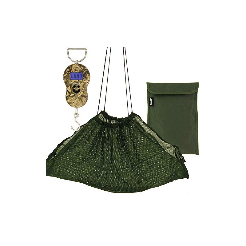 Carp Fishing Camo Digital Folding Weigh Scales Handles 88lb /