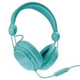 iSound DGHP-5537 Kid Friendly Headphones with Mic and Music Volume, Turquoise