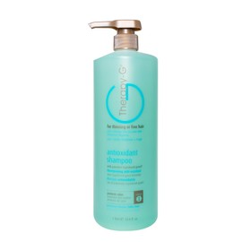 Therapy-G Antioxidant Shampoo (Liter 33.8oz) for fine, thinning hair and anti hair loss. Protects hair color and prevents damage and helps inhibit DHT and stimulate renewed growth shampoo..