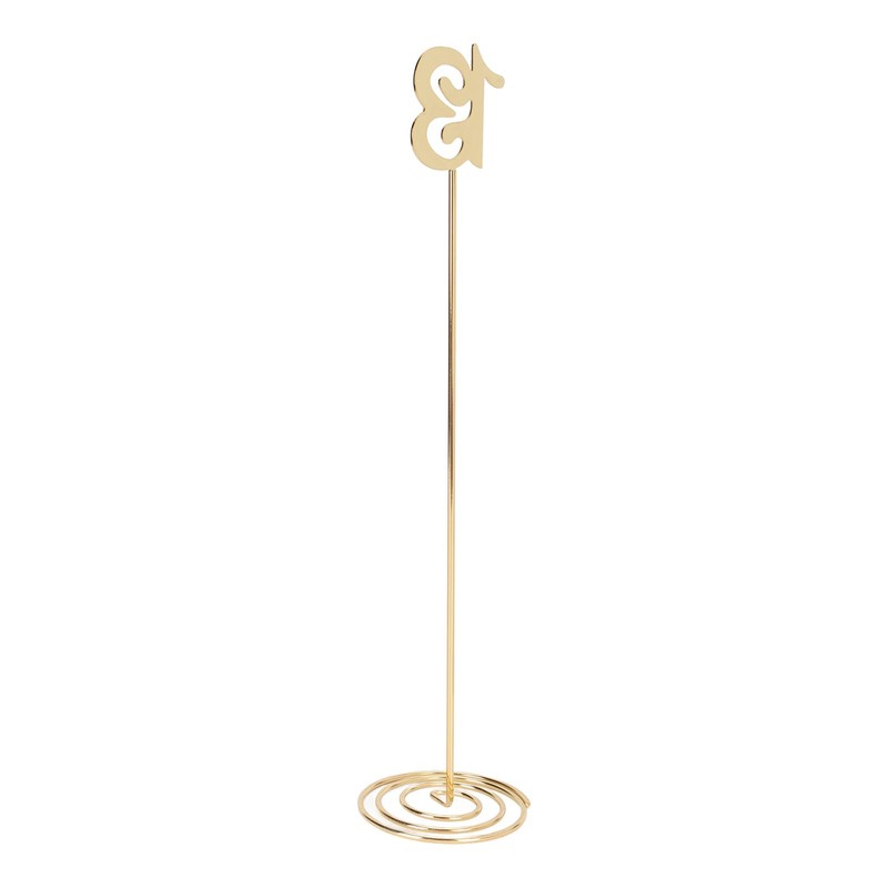 6pcs Metal Wedding Table Numbers Rust Prevention Thickened Tall Table