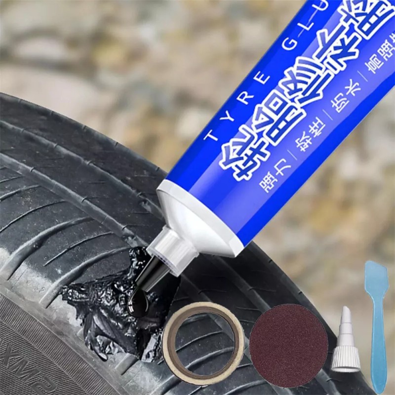 Unbranded Tire Patch Plug Sidewall Repair Glue For Side Bonding