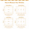 Radiance Cordless Bamboo Roman Shades for Windows - Flatweave Bamboo