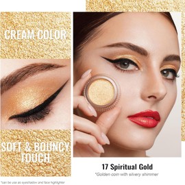 Paleta de maquillaje iluminador, colorete iluminador de larga duración, brillo suave altamente pigmentado, polvo bronceador iluminador fácil de extender, purpurina natural para la cara y el cuerpo (6#, all skin)