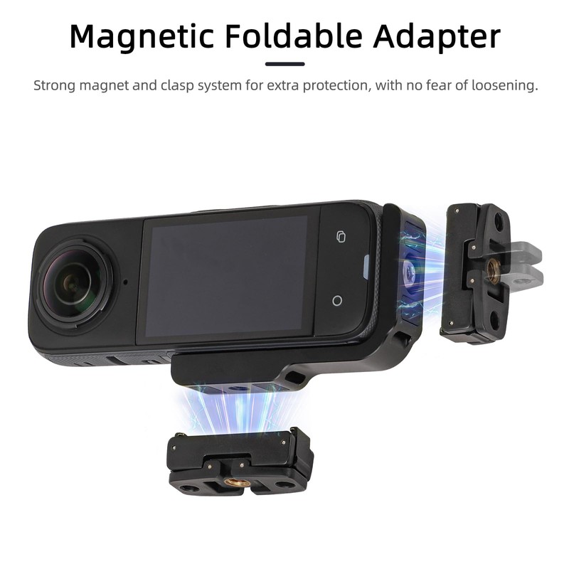 Insta360 X5 X4 Aluminum Protective Frame Magnetic Mount for Insta360