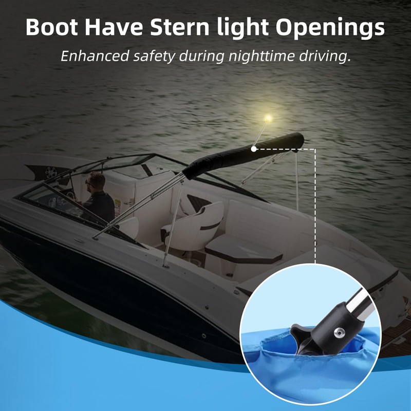 Seapisode 600D Bimini Top Storage Boot, Storage Boat Replacement Cover