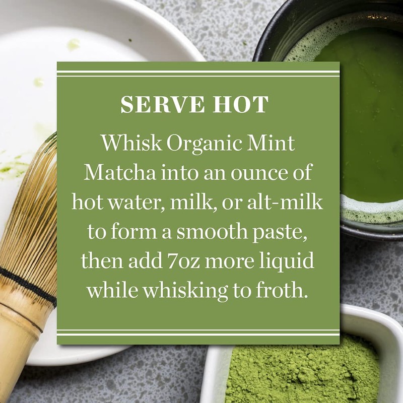 Mighty Leaf Tea, Organic Mint Matcha Green Tea Powder, 1.5