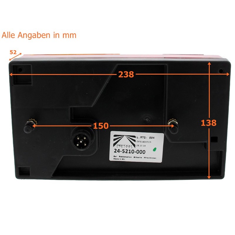 The Drive Aspöck Multipoint I 1 Trailer Rear Light Right