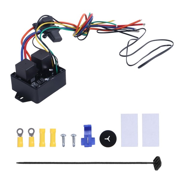 ELSOON DC0444 Digital Radiator Fan Controller Switch 12V and 24V,