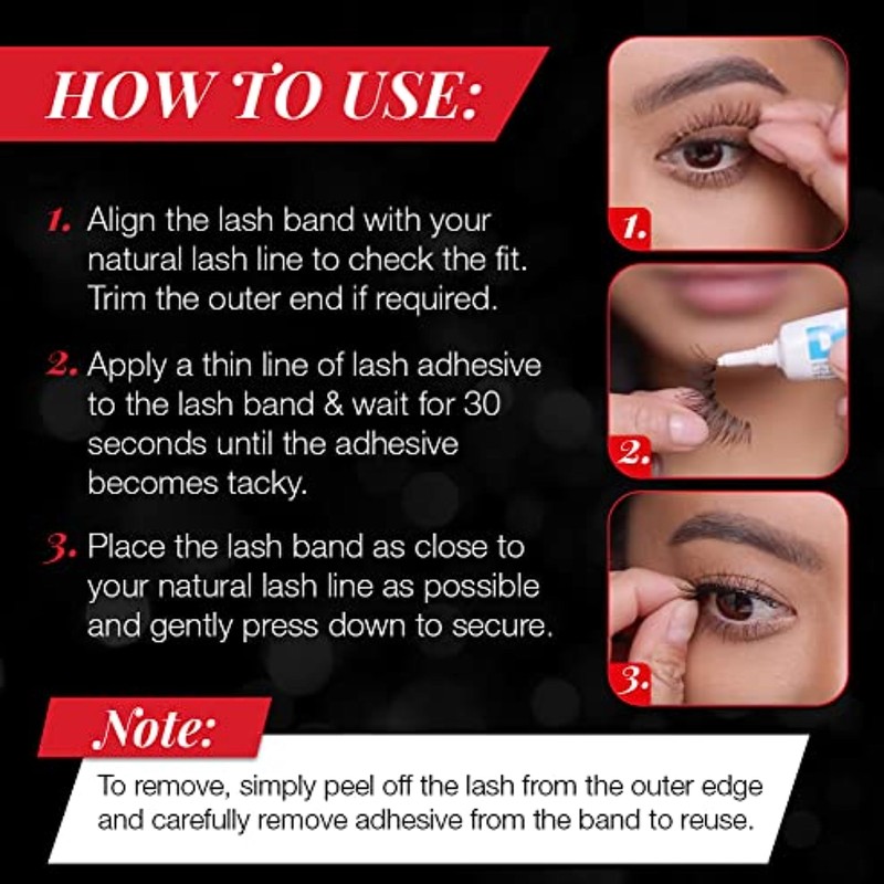 Ardell professional 5 Pack Wispies With Free Precision lash Applicator,
