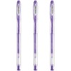 uni-ball Signo UM-120SP Gel Ink Rollerball Pens - Sparkling Violet