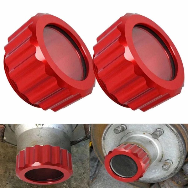 allnewstars3 2pcs Alu Oil Bath Hub Cap for EZ-Loader Boat