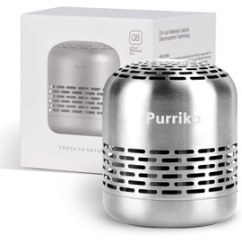 Purriko - Desodorante para refrigerador, dura 10 años, eliminador de olores de refrigerador, desodorizador de nevera, beats bicarbonato de sodio y bolsas purificadoras de aire de carbón de bambú