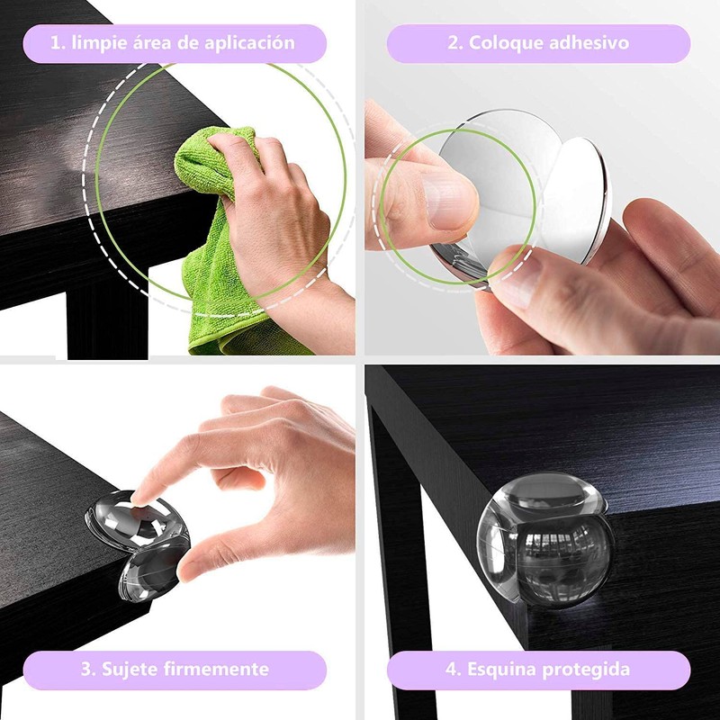 Protector de Esquinas para la Seguridad del bebé. Cubre Esquinas,