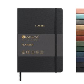 And Per Se Undated Planner, A5 Weekly Planner, 72 Weeks Hardcover Planner to Track Goals, 100 GSM Thick Paper, 5.7" x 8", Includes Monthly Tab Stickers & Back Pocket (Green)