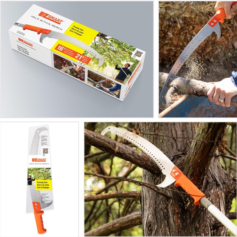 14inch Light Weight Manual Pruning Saw with Sharpened Hooks Ends