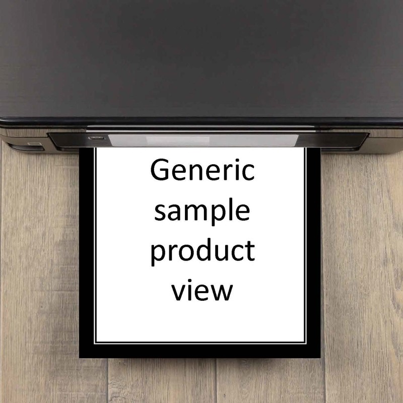 Basic Border Letterhead Laser & Inkjet Printer Paper - Brights