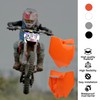 ABCERRSI Motorcycle Front Number Plate Dirt Bike Number Flat Plastic