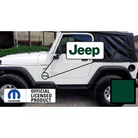 Decal Mods 97-06 TJ Fender Small Jeep Side Logo Graphic fits Jeep Wrangler TJ (1997-2006) (Set of 2) SJ3Y6 Forest Green