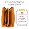 Dom Teporna Wallet, Large Capacity, Men's, Women's, Genuine Leather, Italian