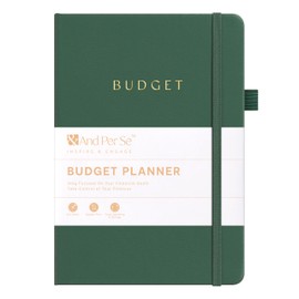 And Per Se Budget Planner, Monthly Budget Book with Expense Tracker Notebook, Undated Financial Planner & Bill Organizer - A5 Size, Hardcover (Forest Green)