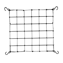 Garden Trellis Netting,Flower Support Netting - Elastic Wire Grid with 4 Hooks for Vegetable Cucumber Tomato Pea Bean Grape Flower