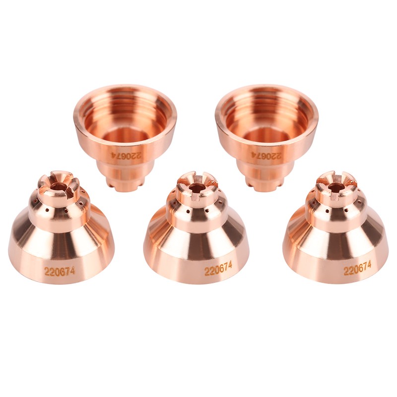 5pcs Plasma Shield Cup Cap for MAX45 Cutting Torch Consumables