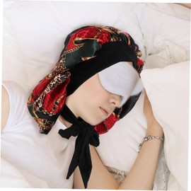 Mikinona Satin Sleeping Cap for Women Comfortable Sleep Hat Prevents Hair Breakage Protects Pillowcase for Long Hair Braids Great All Occasions
