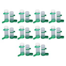 Bird Cage Water Feeder Set, 140ml Drinker Bird Water Dispenser, Automatic Bird Feeder for Cage, Suitable for Parrots, Pigeons, Birds