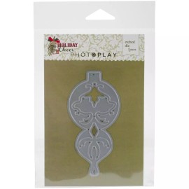 Photoplay Etched Dies Holiday Cheer Ornament S-2, NEW