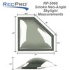 RecPro RV Skylight Cover Bubble (24" x 12") | Angled